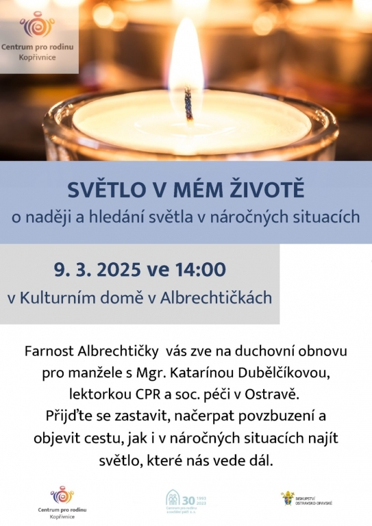 SVĚTLO V MÉM ŽIVOTĚ