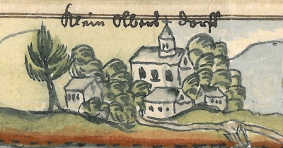 Veduta albrechtiček 1737