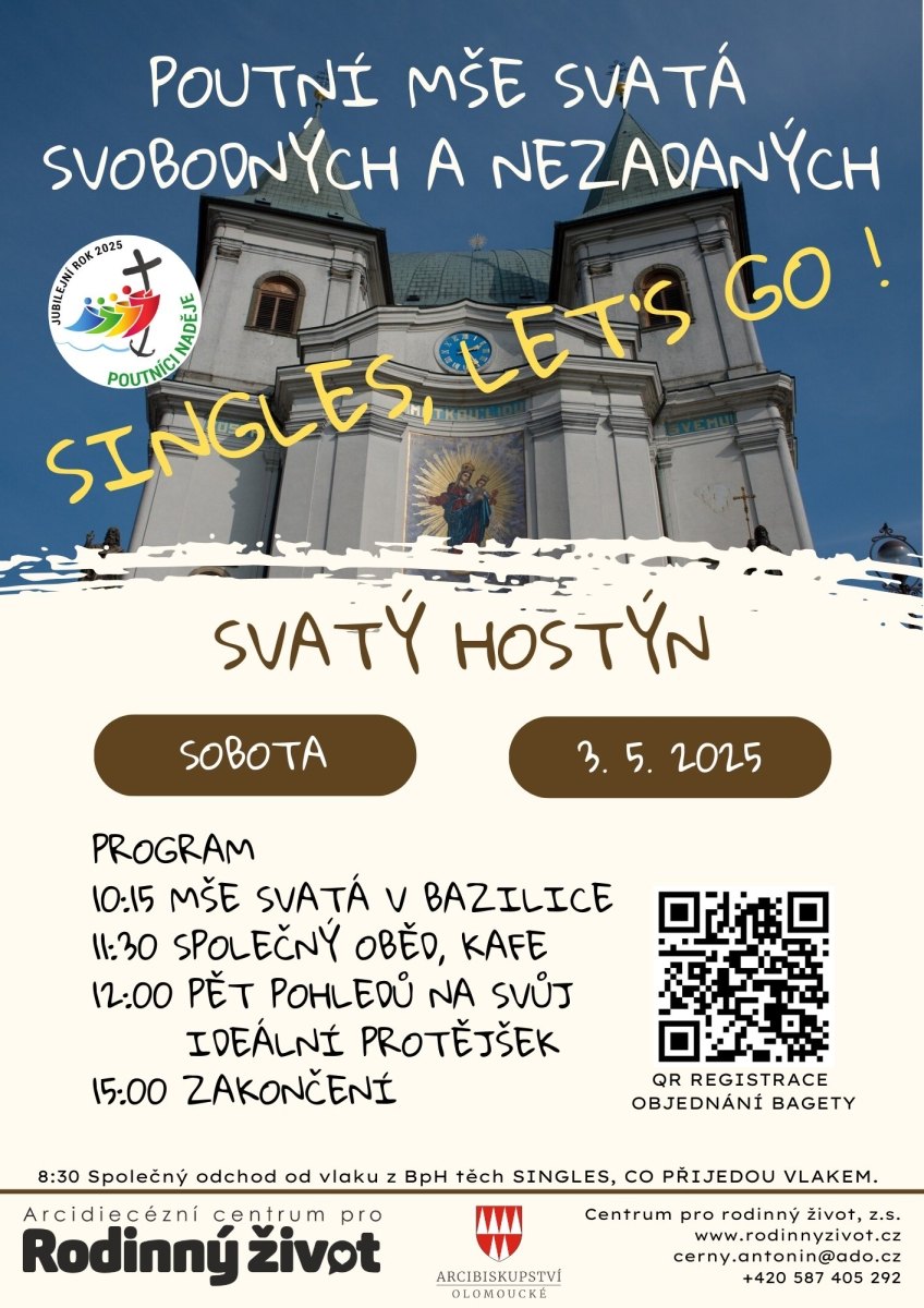 Poutní mše svatá svobodných a nezadaných